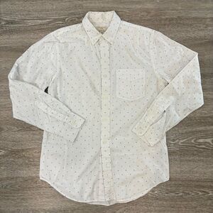 Club Monaco Classic Fit Cotton White Shirt  sz S